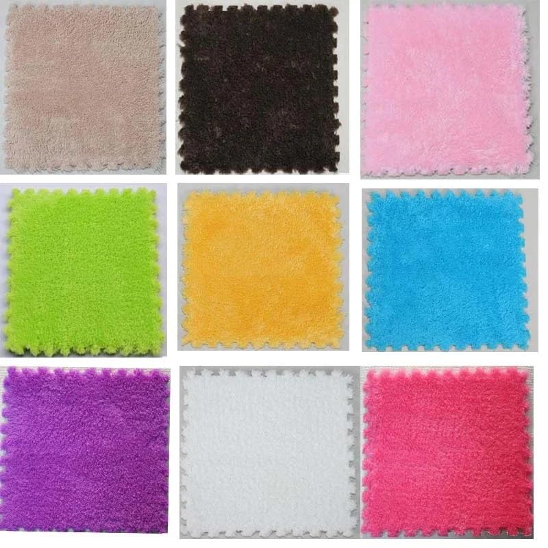 12 sztuk/zestaw mata do puzzli, mata do układania z pianki EVA, maty podłogowe do pokoju do sypialni w domu sala do jogi gra na siłowni(Camel)