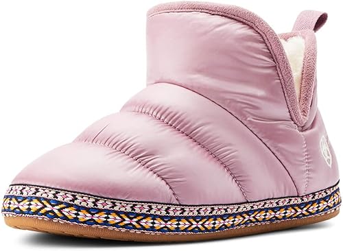 ARIAT Women's Indoor/Outdoor Warm Comfortable Crius Bootie Slippers with Sherpa 