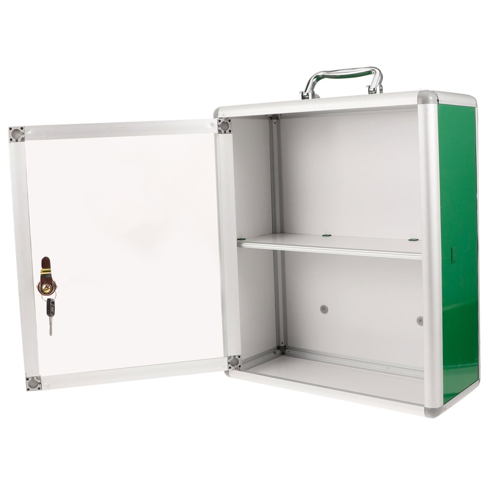Botiquín para Colgar Pared Gran Capacidad y Puerta Transparente para Primeros Auxilios en Hogar y Oficina Clasificación y Almacenamiento Conveniente