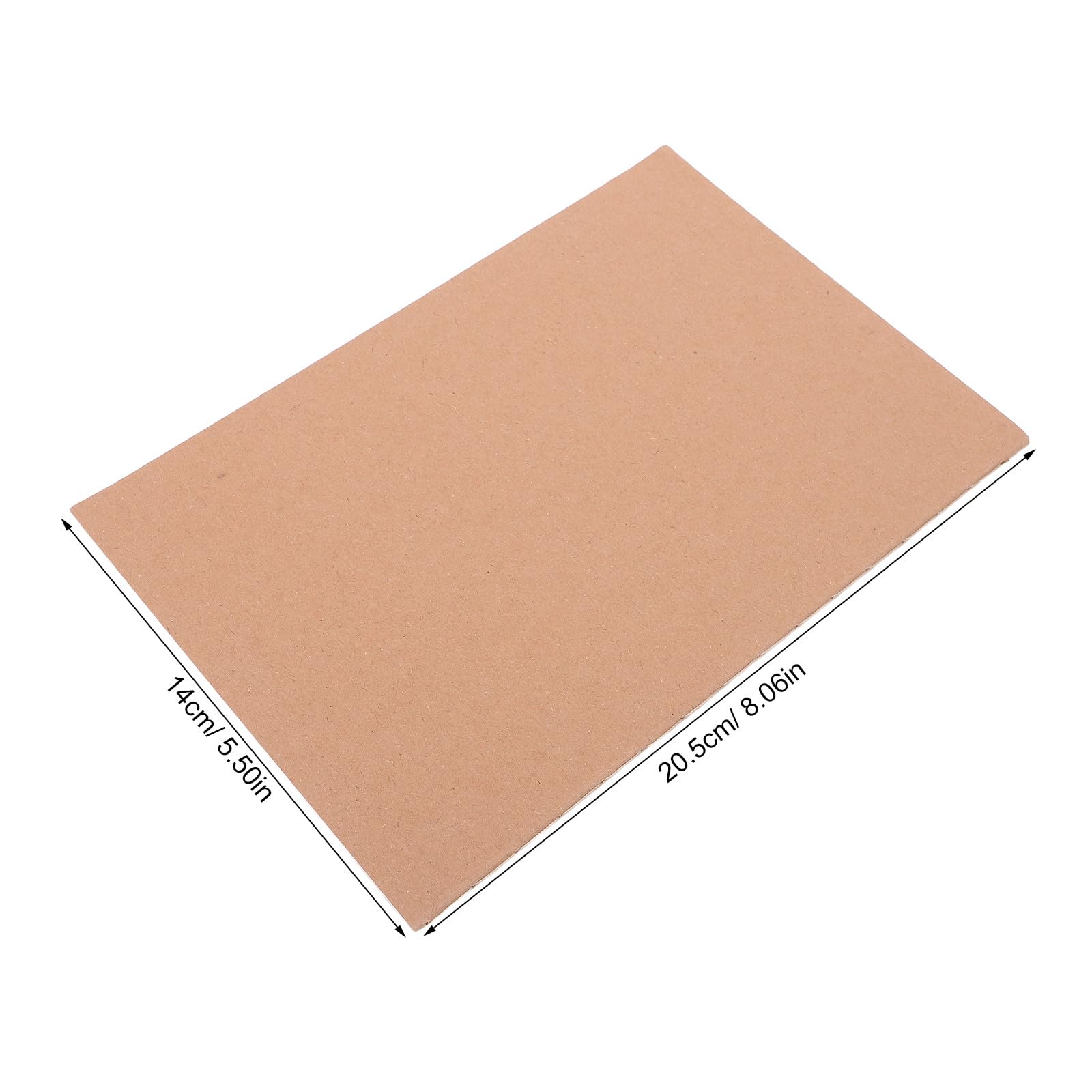 Lurrose 10 mini quaderni in carta kraft bianca - Mini album da disegno A5 senza righe - Piccolo album da disegno tascabile per artisti, studenti, lavori e scuola, e scrittura