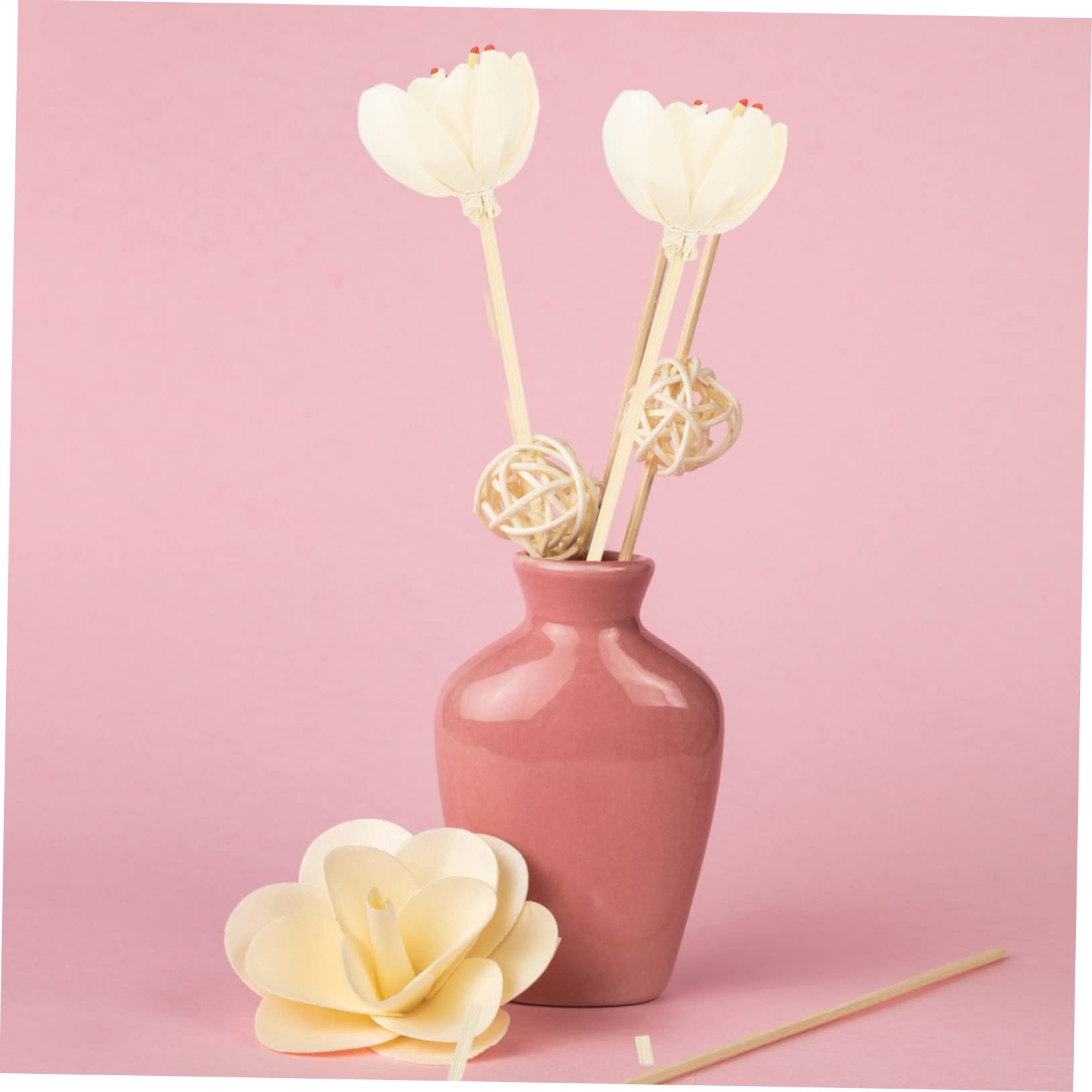 PRETYZOOM 40 STK Aromatherapie-Rattan Öl Diffusoren Nachfüllen Von Ersatzstäbchen Trockenblumen-diffusorstäbchen Tischaufkleber Zum Jäten Künstliches Blumenarrangement Aroma-diffusor-Sticks