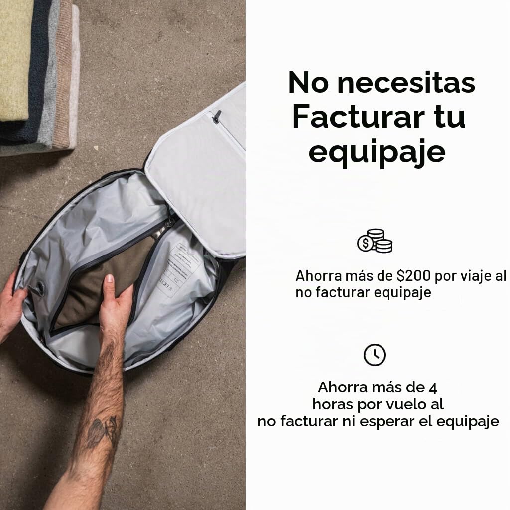 Ekster Kit de viaje al vacío – Bolsas de viaje modulares de almacenamiento y organización de compresión de nailon antiolor e impermeable, listas para TSA, bomba de vacío inalámbrica para más de 15