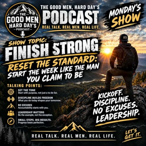Monday's Show - Finish Strong, Reset The Standard: Start The Week Like The Man You Claim To Be
