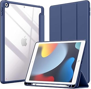 V VOLT iPad 6th/5th Generation Case (9.7-inch, 2018/2017), iPad Pro 9.7 inch 2016, iPad Air 2nd/1st Gen, Shockproof Bumper Back Cover with Built-in Pencil Holder, Auto Sleep/Wake (Blue)
