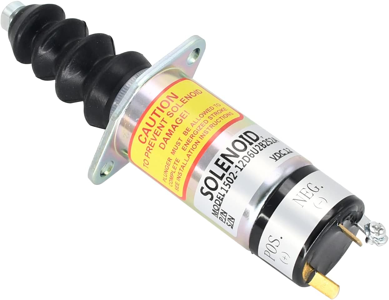 Jiayicity Fuel Shut Off Solenoid 150212D6U2B2S2A 12V Compatible with