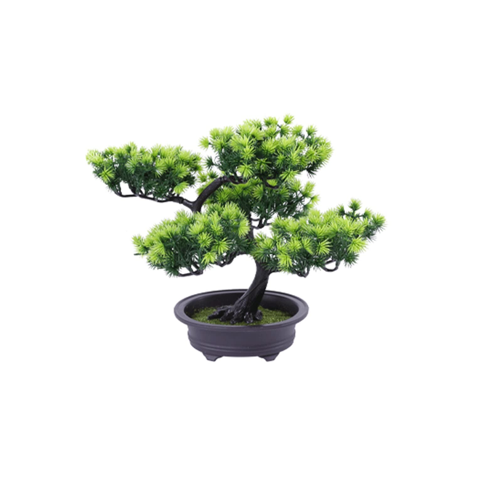 AYCDL Fake Plants Artificial Simulation Pine with Potted Indoor Entrance Living Room Home Decoration Imitation Fake Plant Decoration Artificial,Gold-A