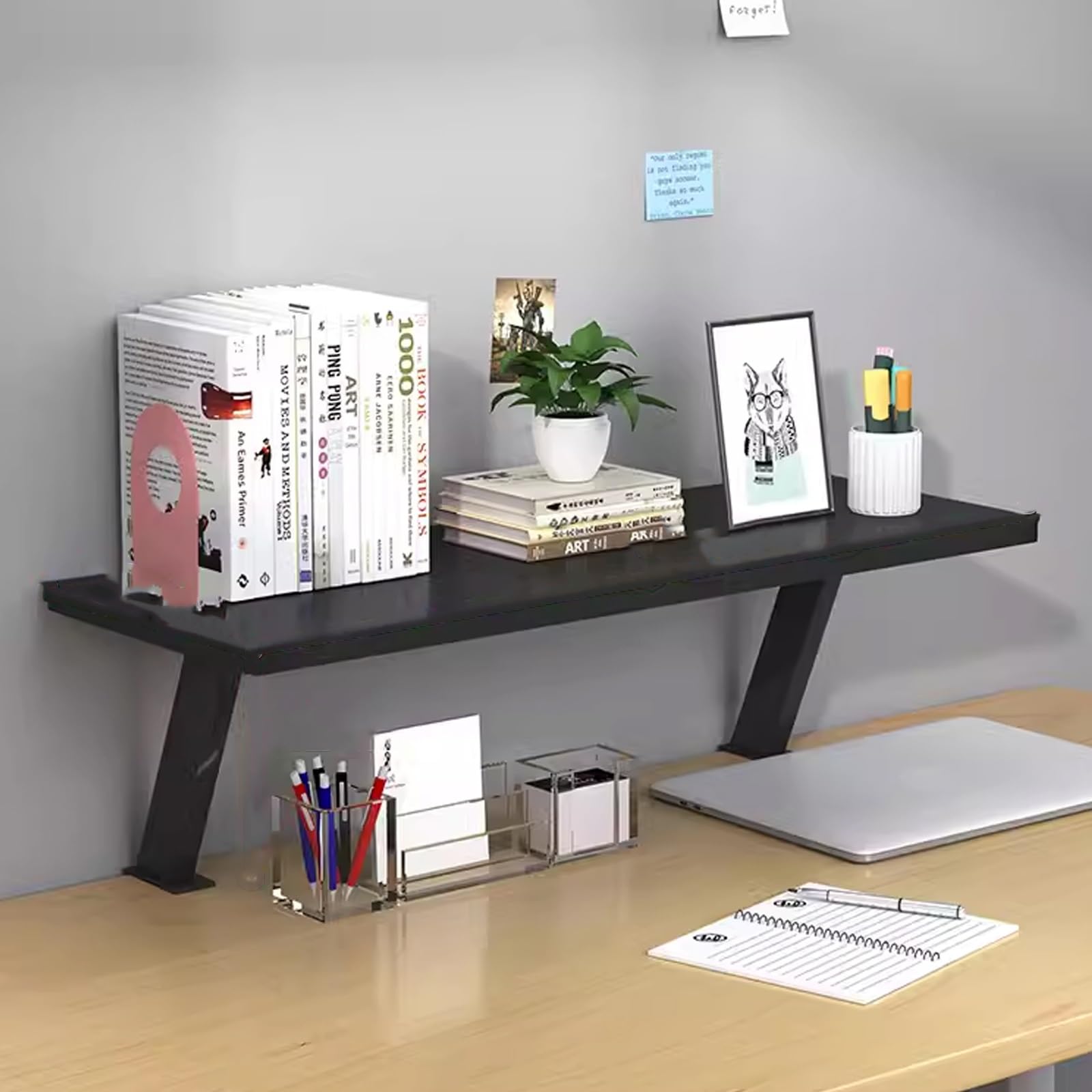 Supporto da scrivania con Morsetto e Supporto da scrivania per impieghi gravosi per Accessori da Gioco e da Ufficio, Supporto ergonomico per Monitor e Laptop, Supporto per stampant