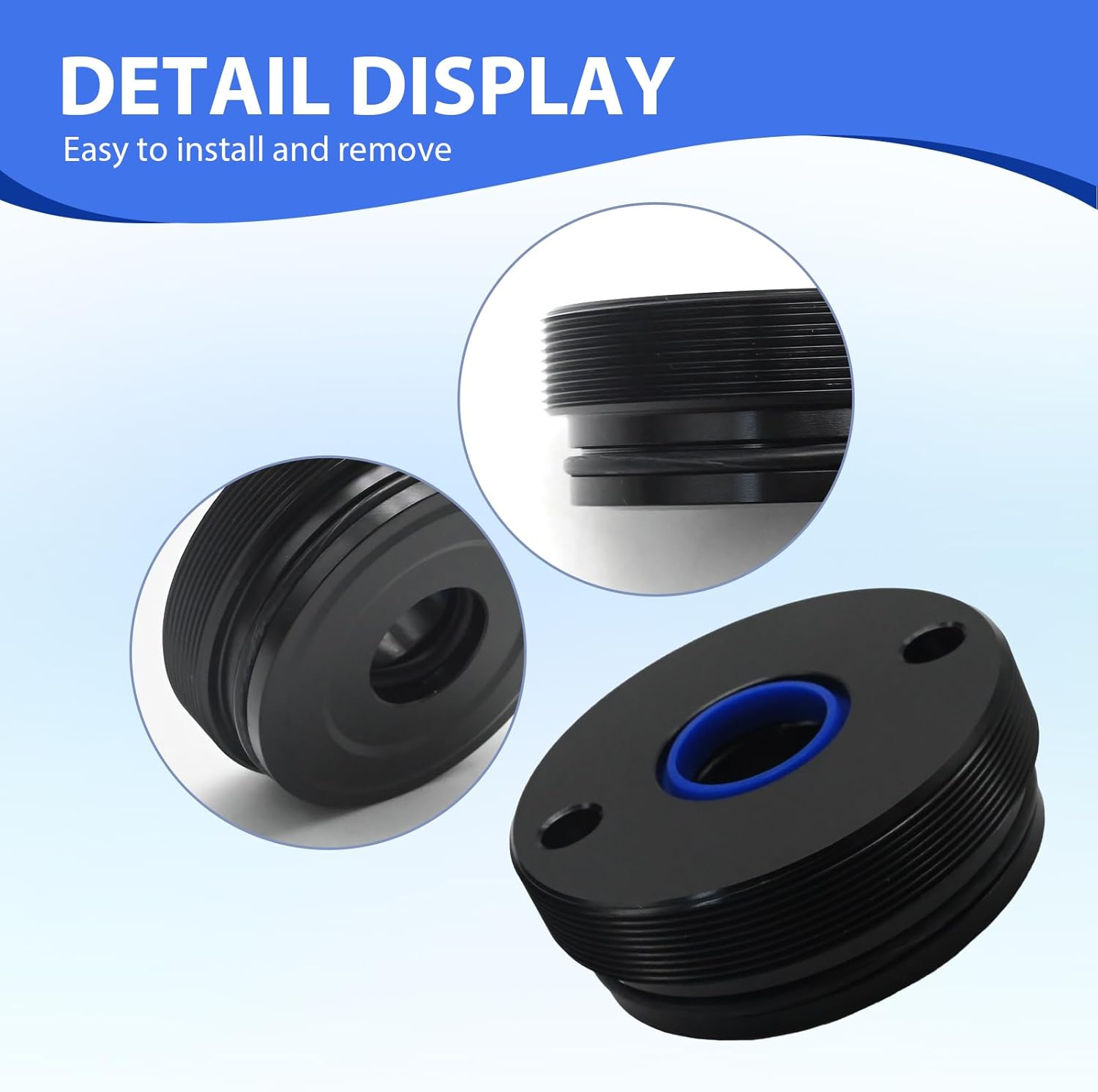 8M0055006 Outboard Trim Cylinder End Cap Assembly with Seal, Replacement for Mercury 30HP 40HP 60HP, Replacement for 8813428 FSM057