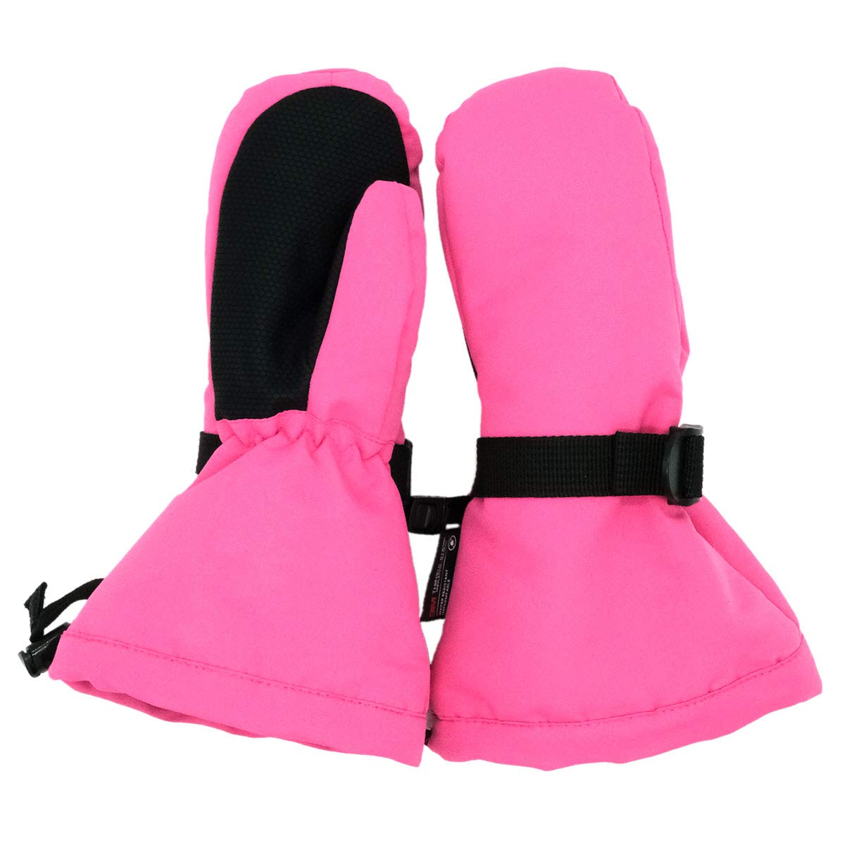 Jan & Jul Waterproof Mittens Fleece-Lined Stay-on Winter Snow and Ski Mittens, for Baby Toddler Kids Girls and Boys