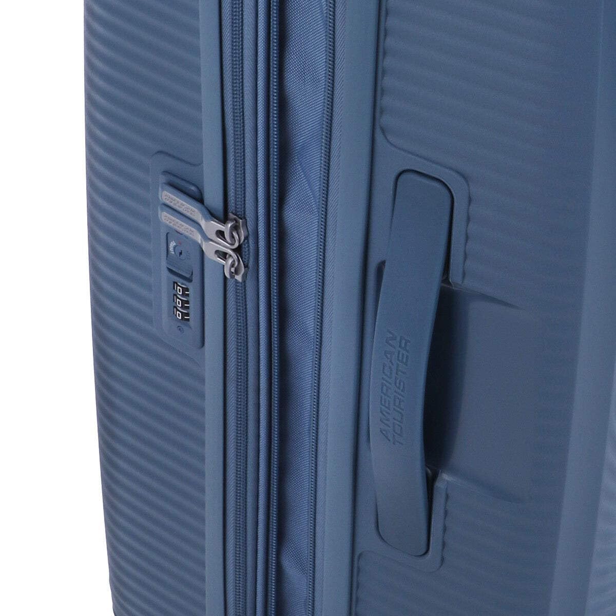 VALIGIA AMERICAN TOURISTER SERIE SOUNDBOX COLSTBLU CM 71 PESO 3,7 KG, Manico telescopico