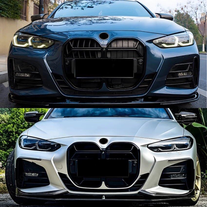 Grille De Calandre Avant Fibre De Carbone Sèche Pour BMW Série 4 G26 (440i 2021-2023) - Noire - Style Mesh