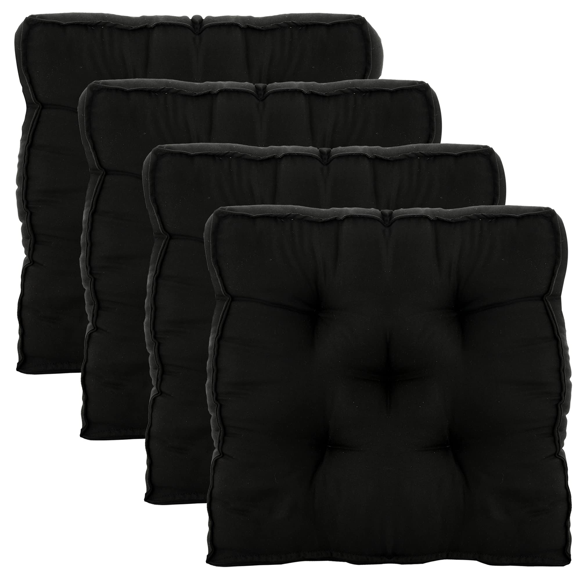 See full amazon price history chart for Kuber Industries Microfiber Square Chair Pad Seat Cushion for Car Pad, Office Chair, Indoor/Outdoor, Dining Living Room, Kitchen-Pack of 4, 18 * 18 Inch (Black) Kuber Industries Microfiber Square Chair Pad Seat Cushion for Car Pad, Office Chair, Indoor/Outdoor, Dining Living Room, Kitchen-Pack of 4, 18 * 18 Inch (Black) (B092DQGF7T) Amazon Price History, Amazon Price Tracker