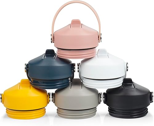 Miniatura 8 de Tapa con pajita para Yeti Rambler de 18, 26, 36, 64 oz, Tapa con Pajitas y Mango Flexible, Tapa de Repuesto para Botella de Agua Yeti Rambler de