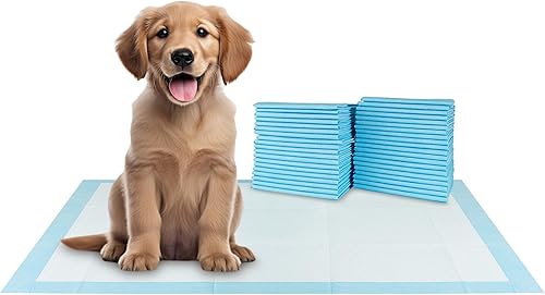 Miniatura 8 de BV Almohadillas de entrenamiento para mascotas para perros y cachorros, almohadillas de entrenamiento para orina de cachorros, 28 x 34 pulgadas, 40