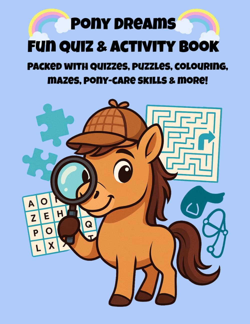 Pony Dreams Fun Quiz & Activity Book: Packed with quizzes, puzzles, colouring, mazes, pony-care skills & more!