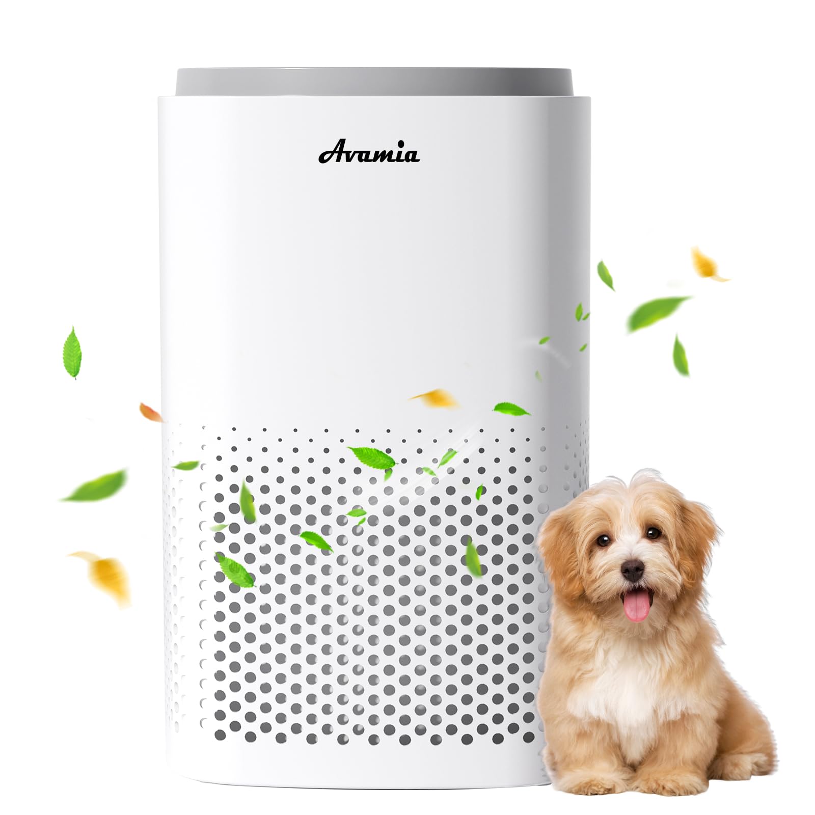 Air Purifier for Large Rooms and Bedrooms Up to 168 ㎡, Avamia H14 HEPA Air Purifier for Pet with Laser Air Quality Sensor and Sleep Mode, Air Filter for Dust, Smoke, Pets Hair, Odours, and Pollen