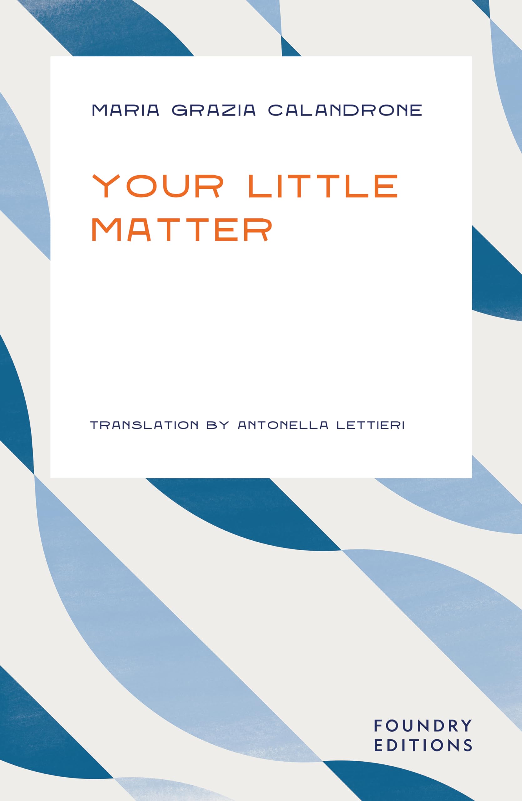 Your Little Matter by Maria Grazia Calandrone (Paperback Book)