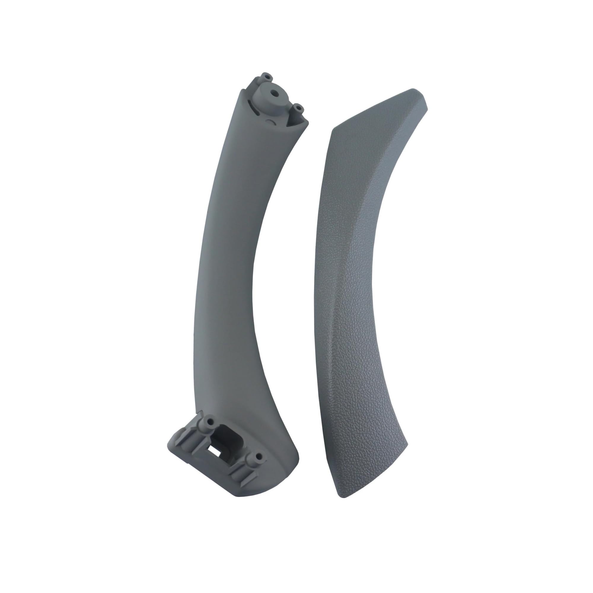 LVXVMOZEOK Interior Door Handle Armrest for E90 for E91 for 3 Series 2005-2012 Car Inner Left Right Inside Handle Door Panel 51417230853 Pull Trim Cover(Left Gray 2pcs)