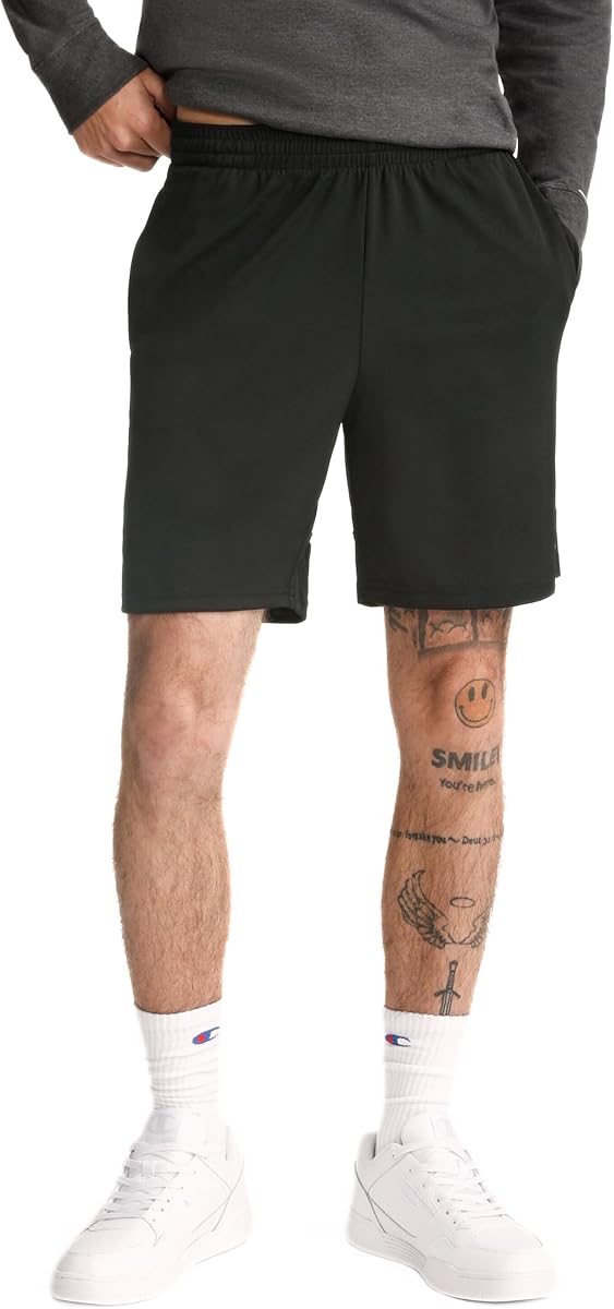 Champion Men's Sport Shorts, Standard Fit, 7 Inch Inseam, Lightweight Fabric, Moisture-Wicking