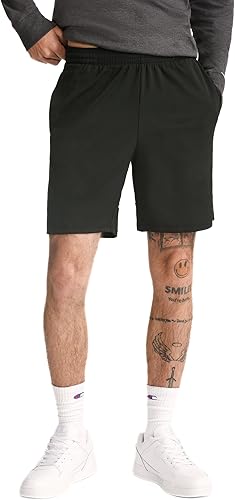 Champion Pantalones cortos deportivos para hombre de 7 y 10 pulgadas, ajuste estándar, ligeros, absorben la humedad, disponibles en tallas regulares