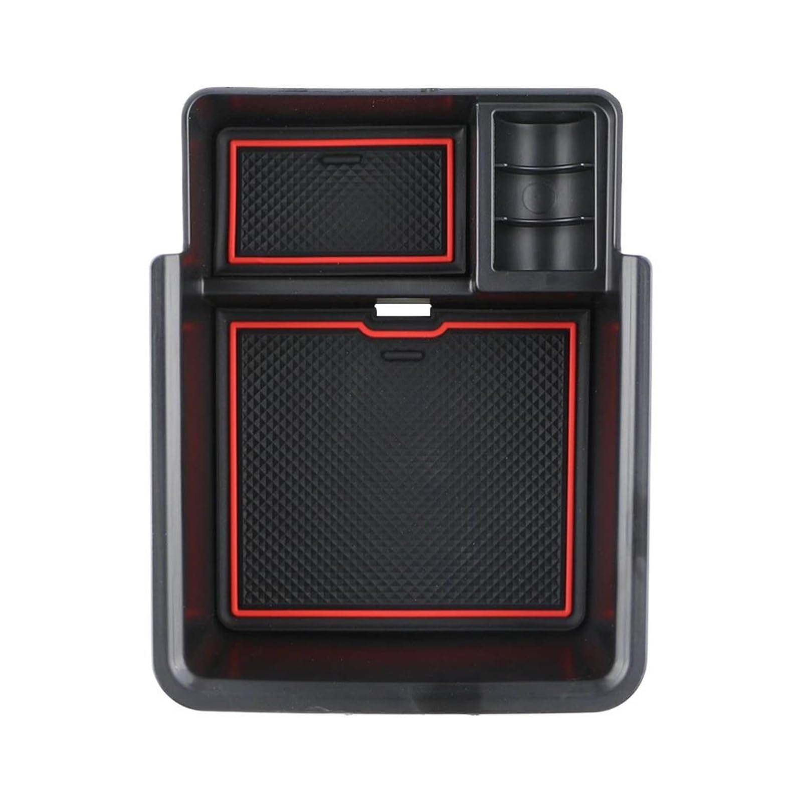 REQIANOZ For MG4 EV For Mulan 2022-2024 Abs Car Central Console Armrest Storage Box Storage Container With Mat