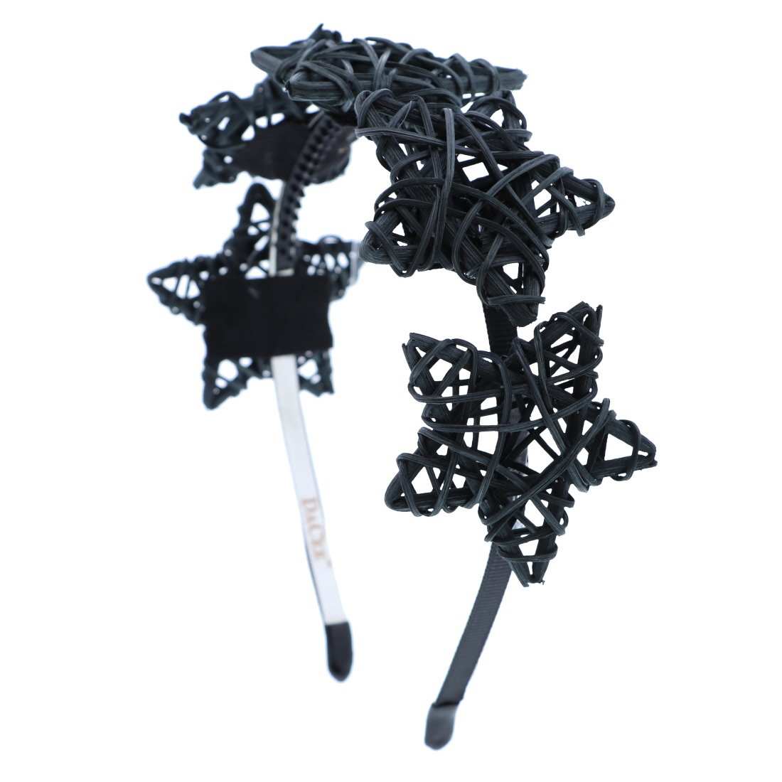 Fashion Headband Twine Star Girls Headband Wedding School Party (Black)