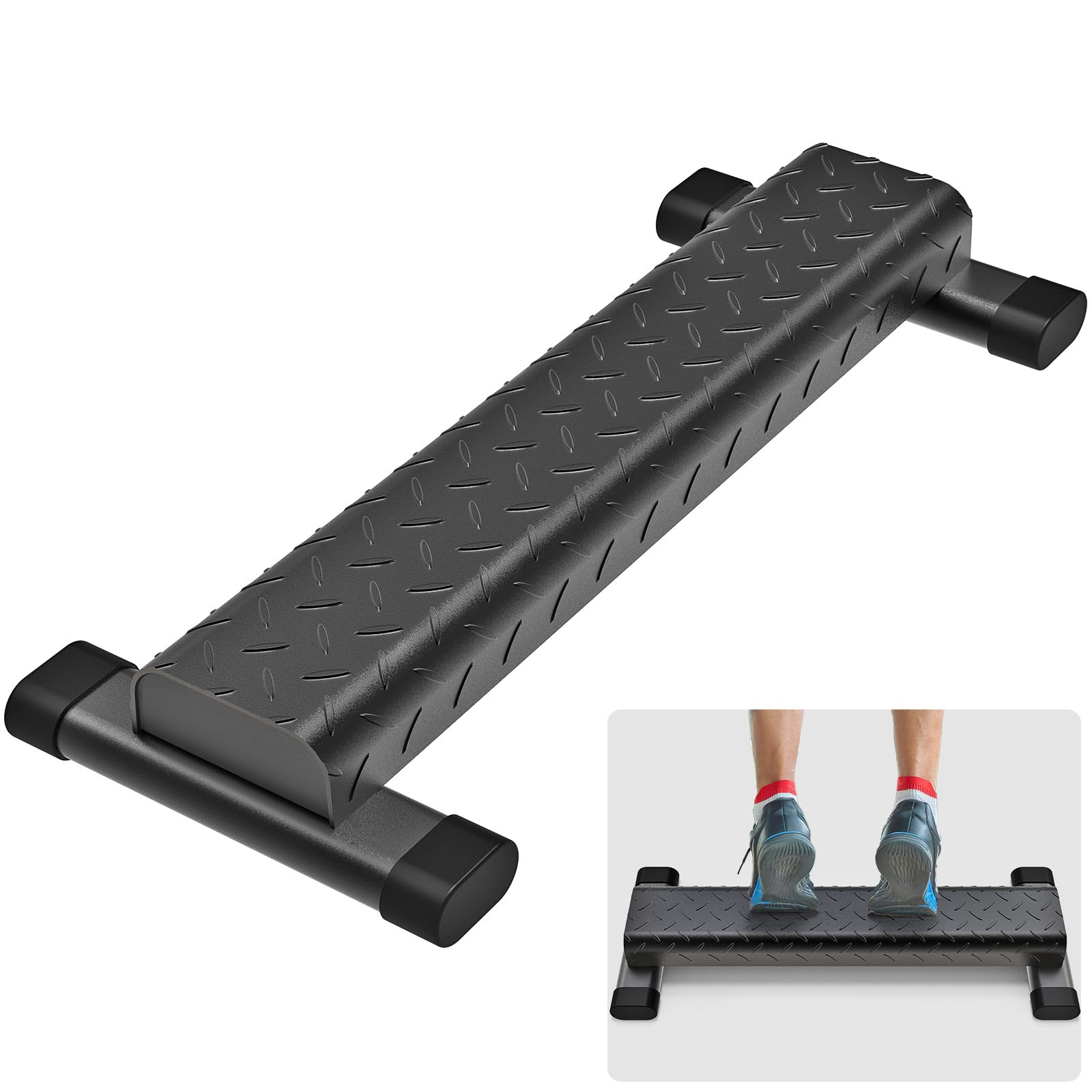Kipika Versatile Calf Raise Bar - Heavy Duty Steel Standing Calf Raise Machine for Home Gym, Anti-Slip Design - Perfect for Calf Raises, Squats, Foot Stretches & Dip Exercises - Supports up to 800lbs — image 1