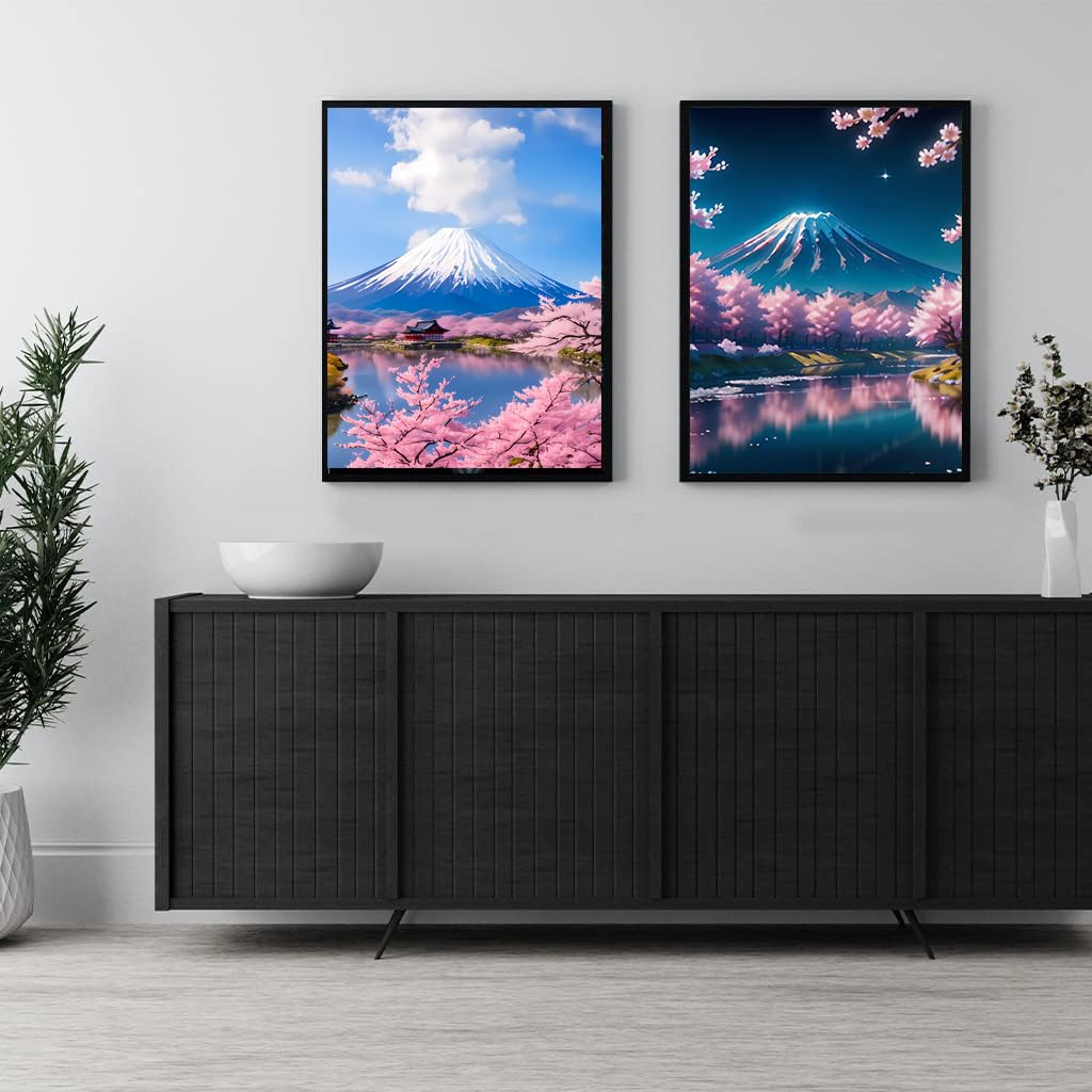 Amazon | 2枚セット ダイヤモンドアート キット Wikrtoria 5D ビーズ