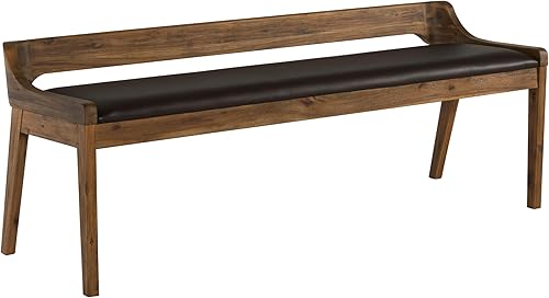 Miniatura 3 de Boraam Banco de comedor de madera Rasmus - cremanegro