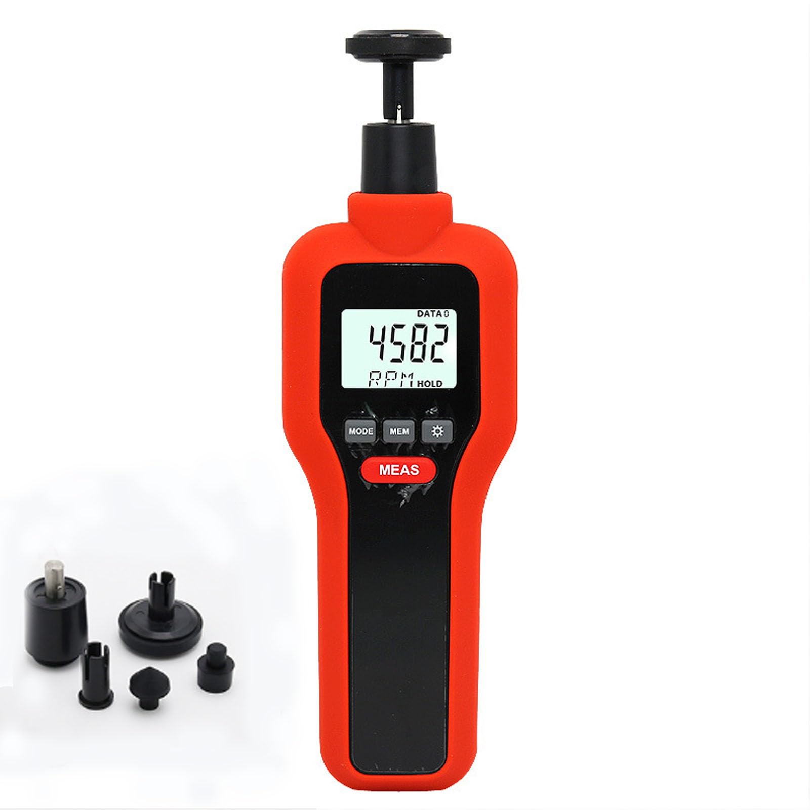 Tacómetro digital con rango de 1 a 19999 RPM para solucionar fallos de motor