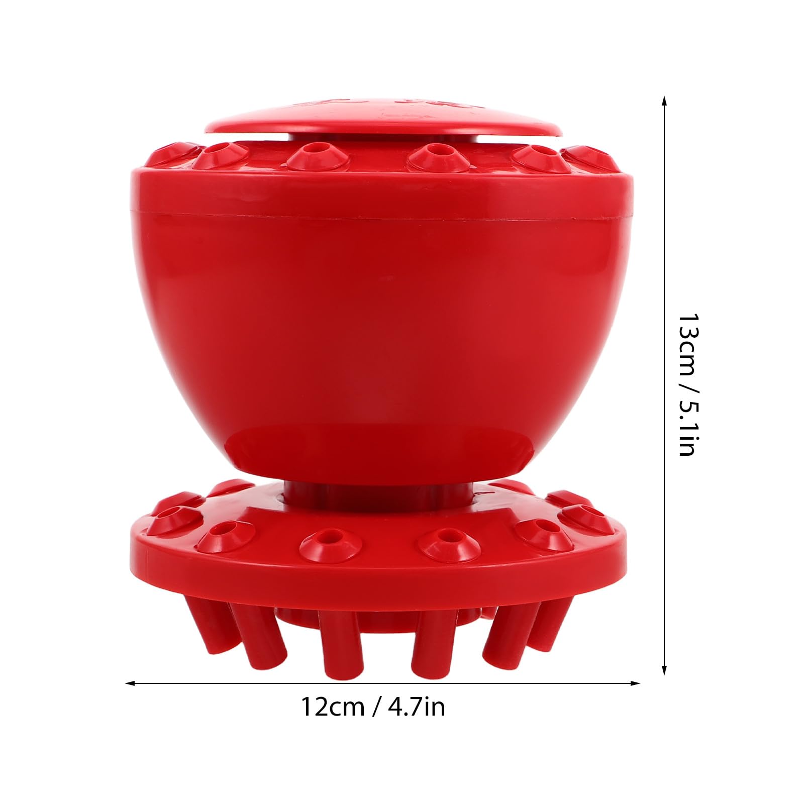 Lutscherdarsteller aus Kunststoff mit Großer Kapazität und Einzigartigem Design für Partys und Neujahrsfeiern Vielseitiger Lollipop Halter Ständer in Rot