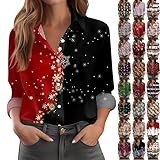 Confort à manches longues : le chemisier de Noël à manches longues offre un maximum de confort et de chaleur pendant la saison froide. Les manches sont faites d'un matériau doux, confortable à porter et vous permet de rester détendu pendant les activités de Noël. Idéal pour les longues soirées de Noël et les événements festifs.