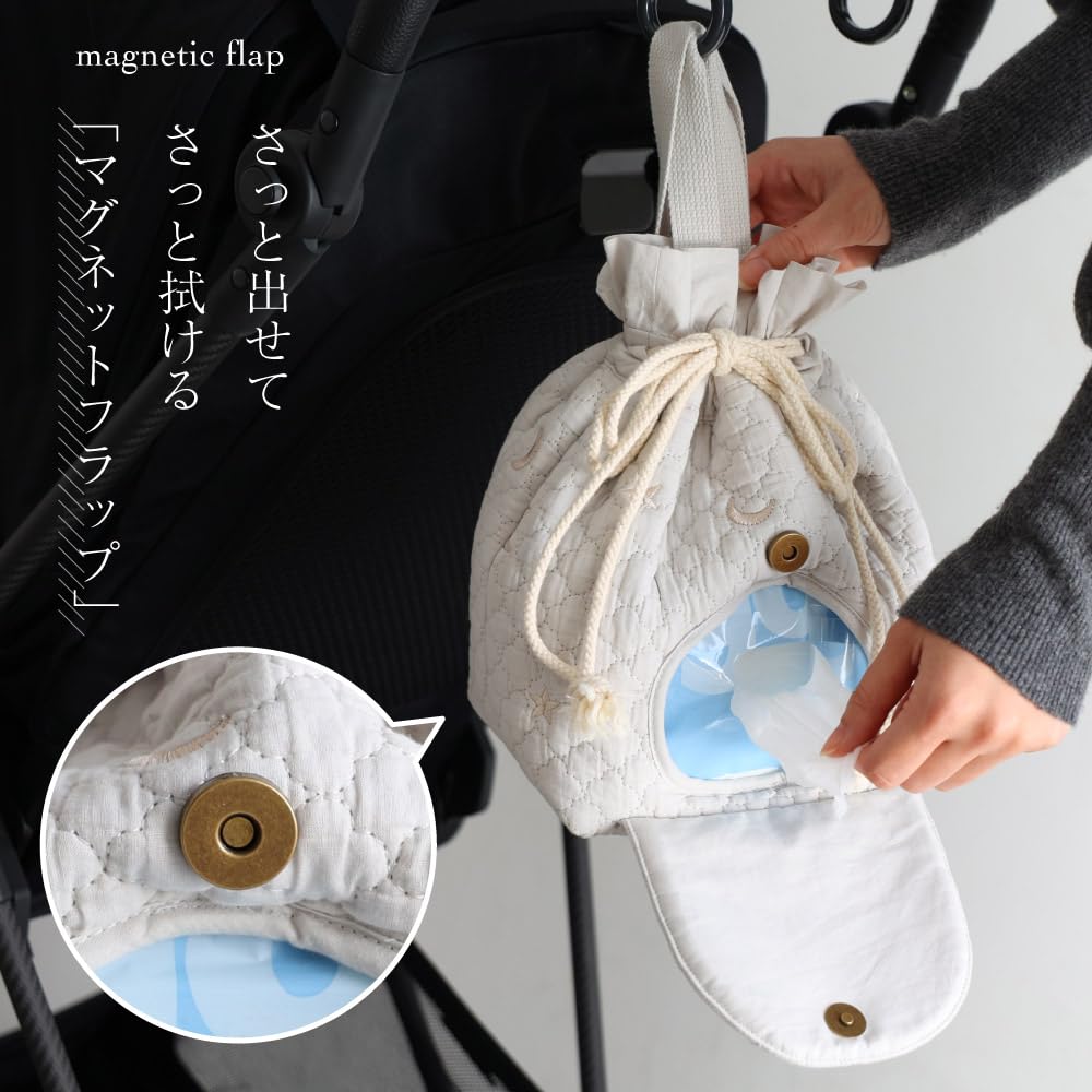 Amazon.co.jp: プッパプーポ おむつポーチ 巾着 おむつケース 