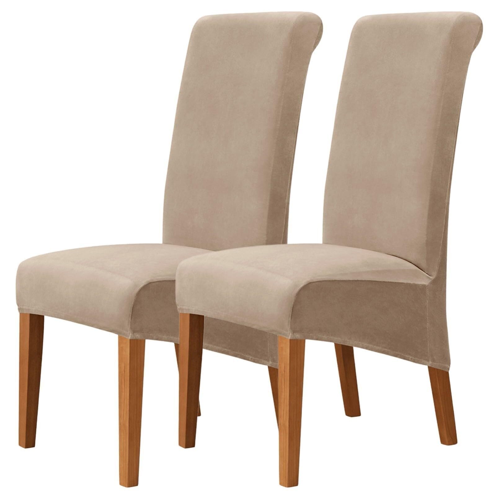 NMVAWIPT Stretch High-Back Dining Room Chair Covers, Removable Washable Furniture Protector For Restaurant Banquet(#5,2Pcs)