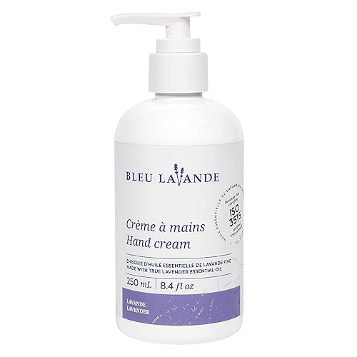 Bleu Lavande Crema de manos de lavanda natural  Fabricado con aceite esencial de lavanda auténtico certificado de primera calidad y 100% puro  No