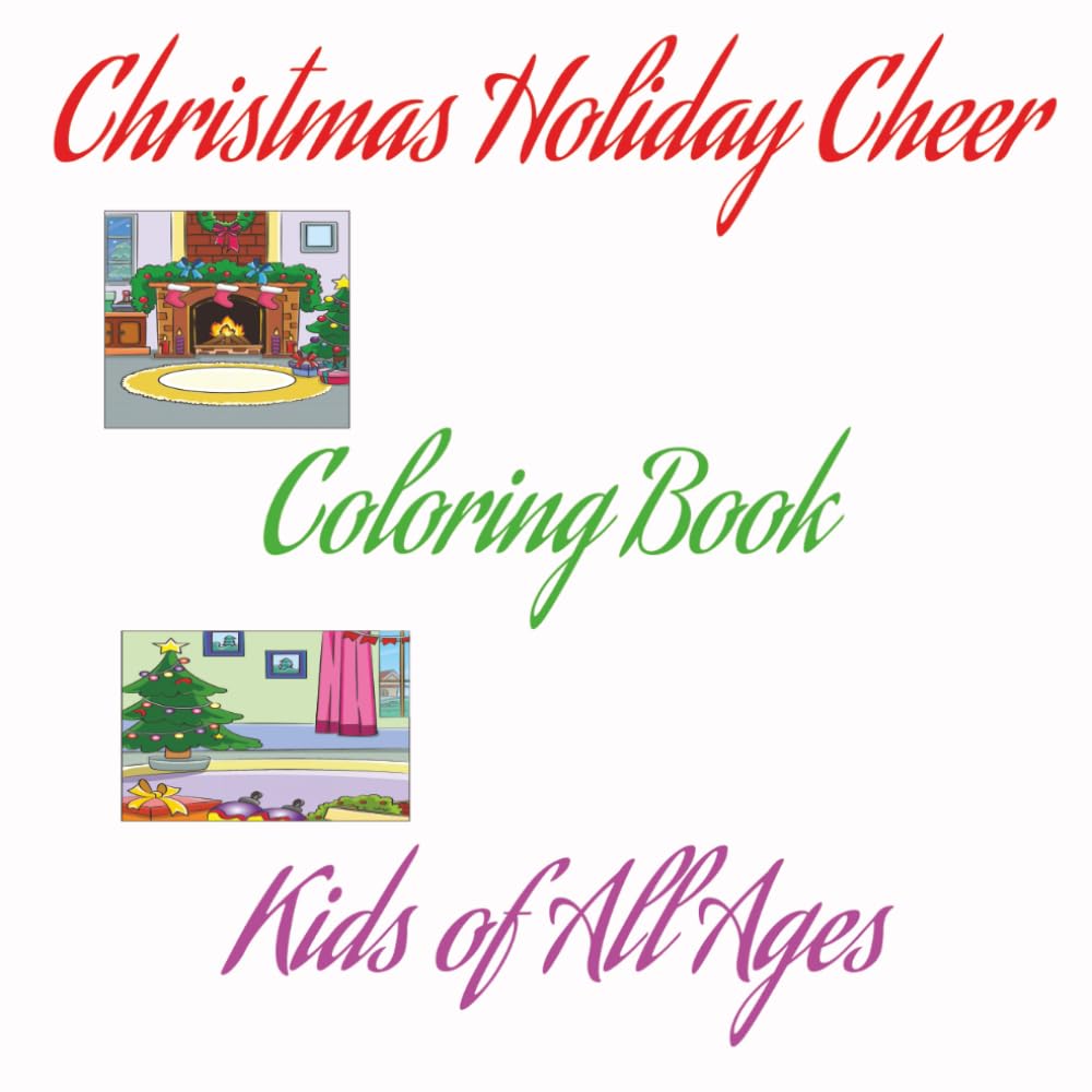 Christmas Holiday Cheer Coloring Book