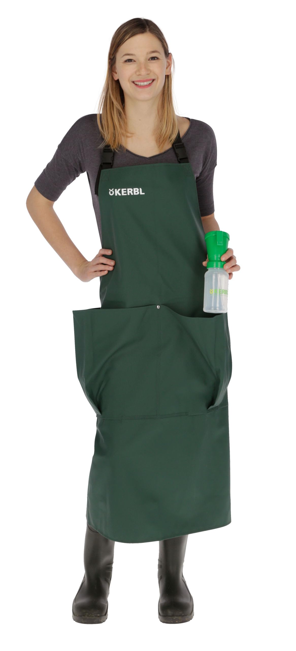 Kerbl Tablier traite Premium vert, taille L, avec poches