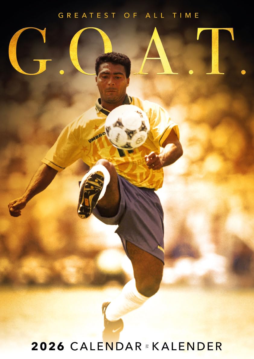 G.O.A.T. - Greatest of All Time Football Legends 2026 Calendar