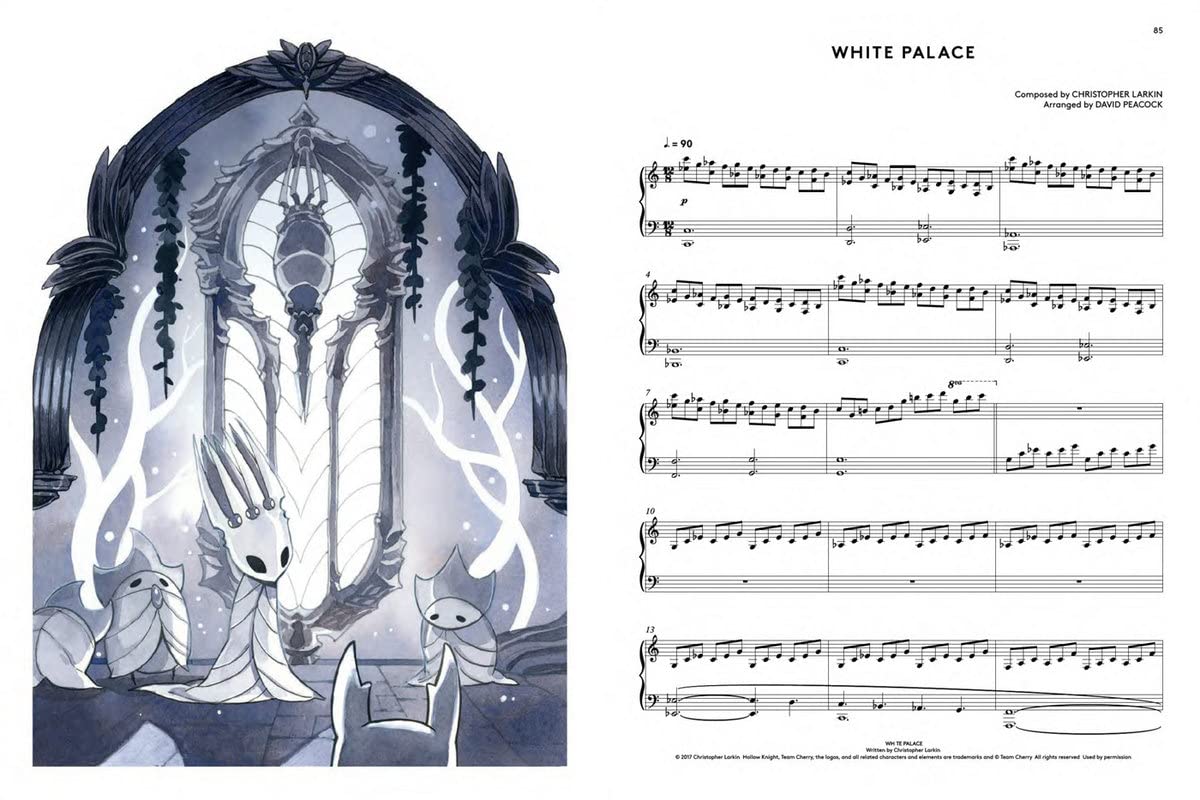 Hollow Knight Piano Collections - Sheet Music from the Game [Perfect Paperback] Christopher Larkin and David Peacock
