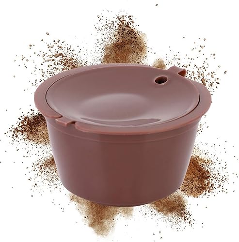 Miniatura 3 de Kit de filtro recargable de repuesto con cuchara de café, 3 cápsulas de café reutilizables, cepillo, cápsula de café recargable para Dolce Gusto,