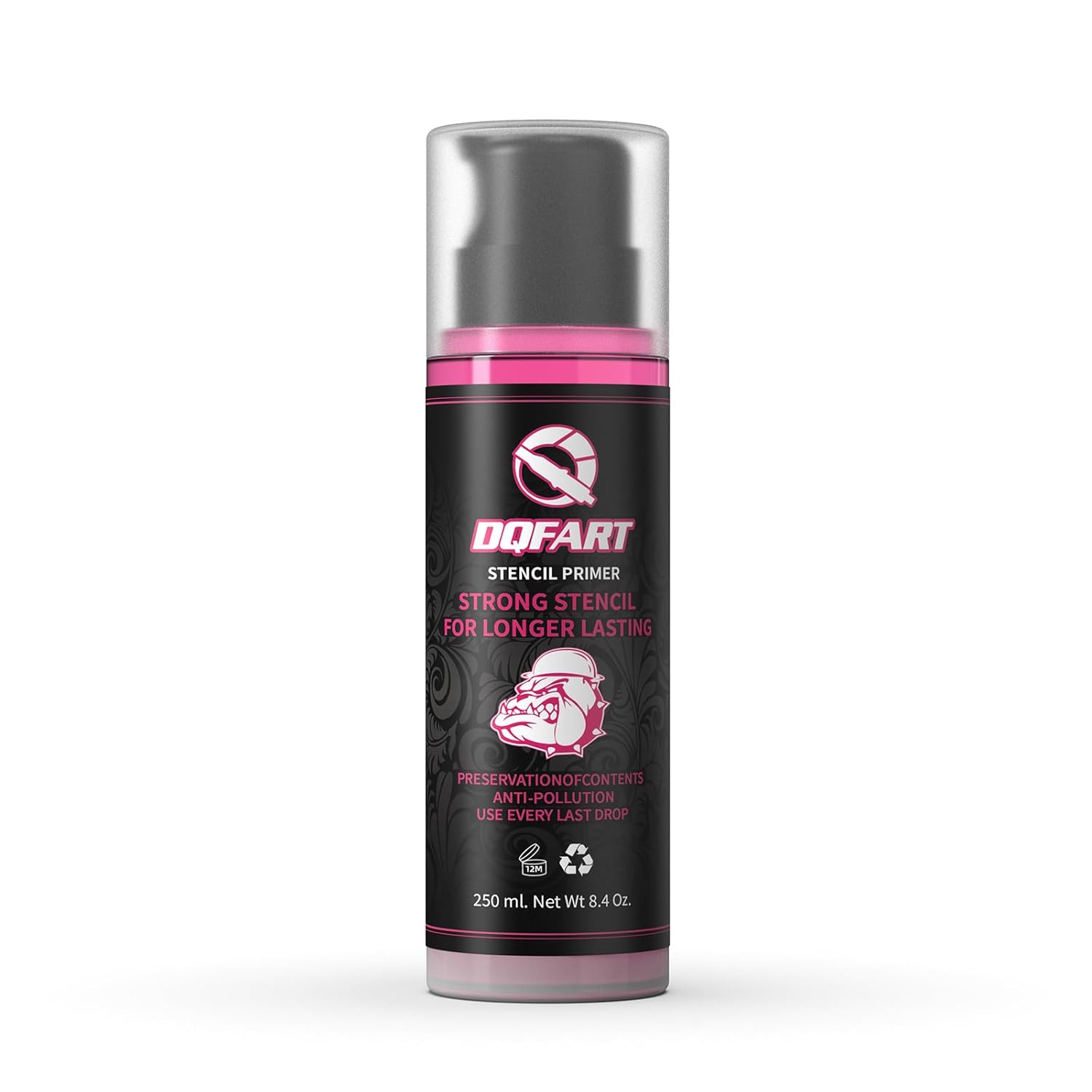 Tattoo Transfer Gel & Stencil Primer, 250ml/8.4oz, Strong Adhesion for Long-Lasting, Crisp Stencils - Prevents Fading & Smudging During Tattoo Sessions