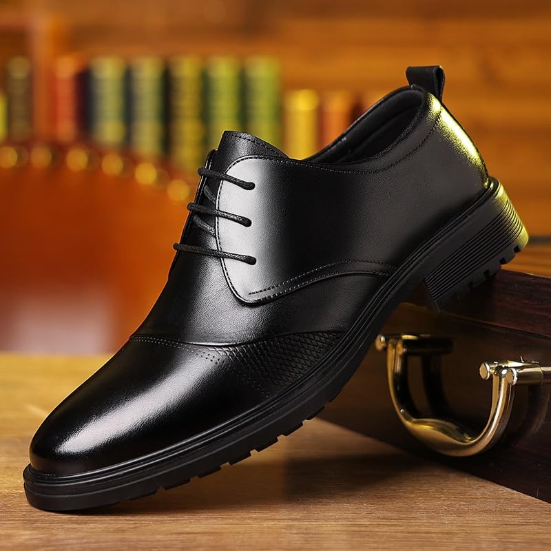Mens Fashion Lace-up Leather Oxford Shoes Office Work Wedding Business Dress Shoes for Men4