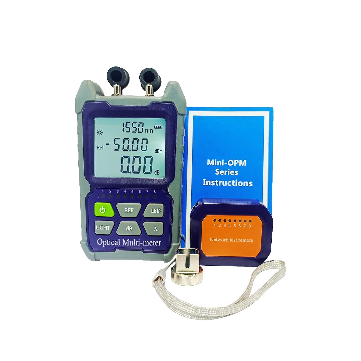 Optrotech Optical Fiber Power Meter with Laser Light Optical Fiber