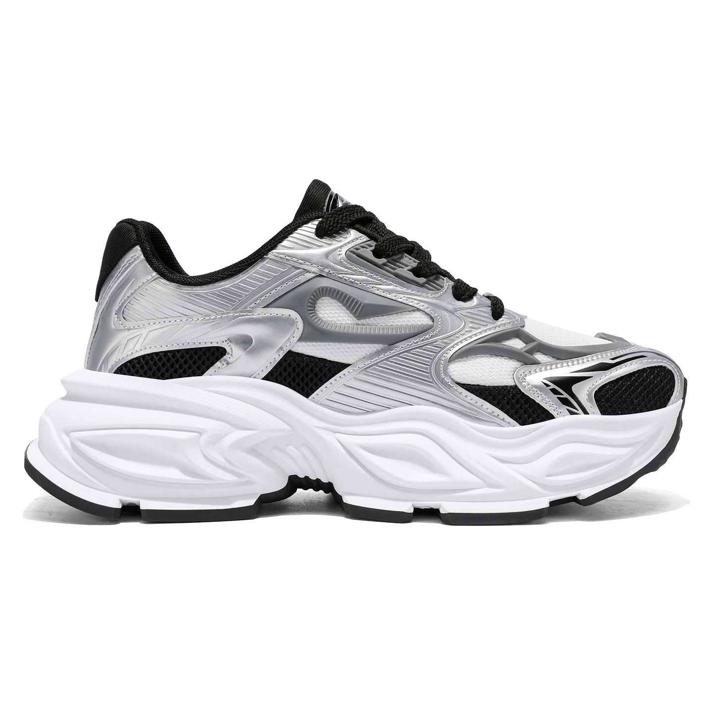 Scarpe da ginnastica da uomo con plateau Y2K Dad, con lacci, in rete, casual, suola spessa 4 cm, antiscivolo, retrò, streetwear, scarpe sportive da uomo