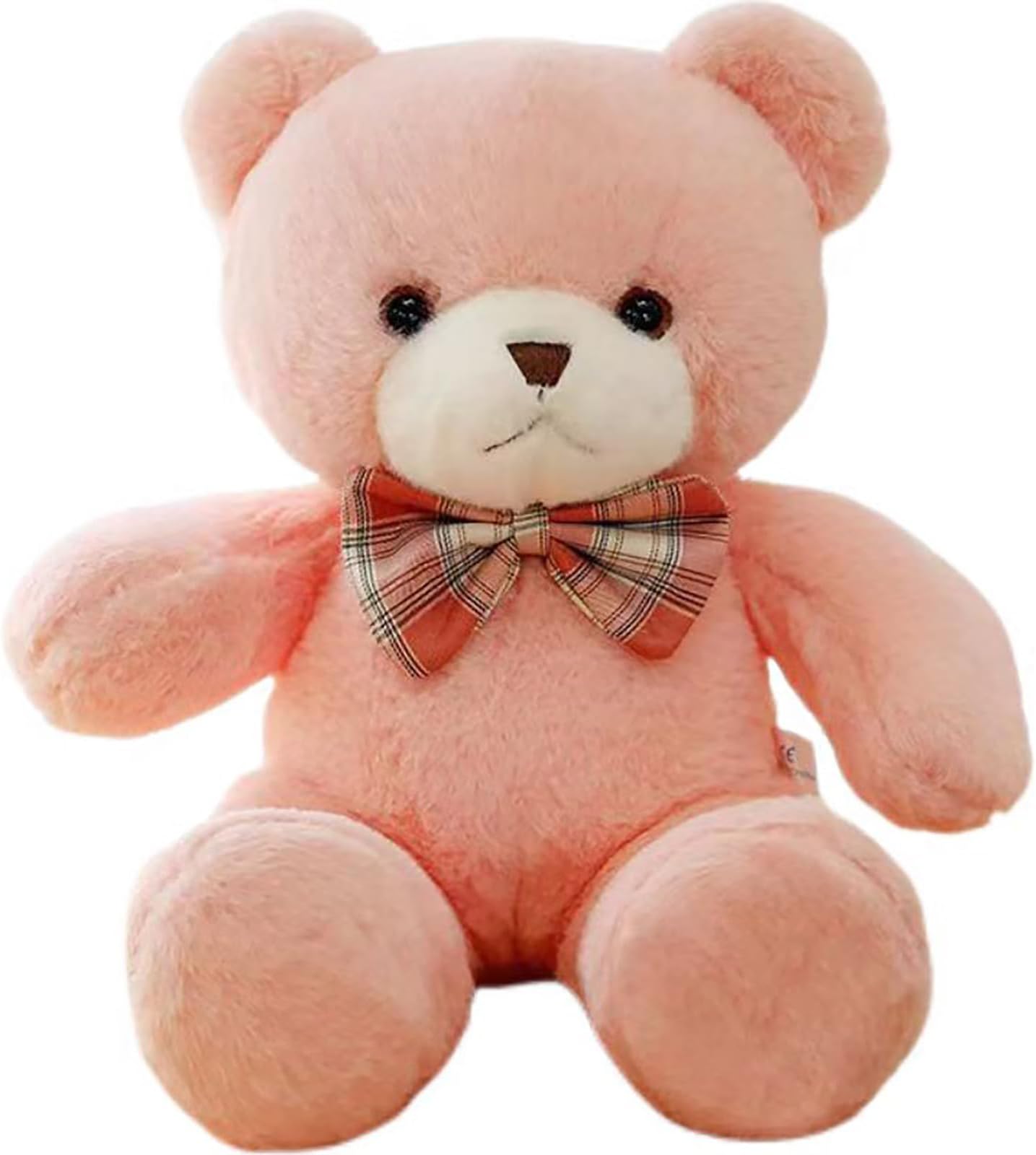 Teddy Bear Plush Toy, 12 inch Teddy Bear Stuffed Animal Birthday for Kids Girl Friends (Pink)