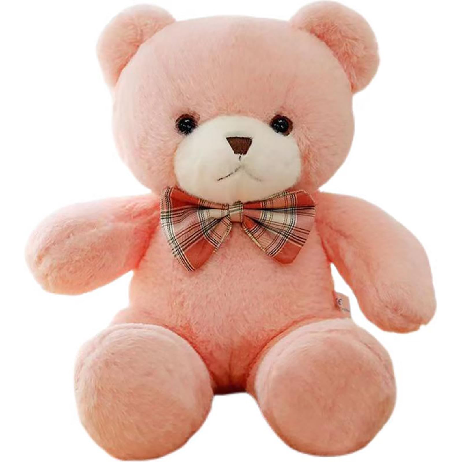 Teddy Bear Plush Toy, 12 inch Teddy Bear Stuffed Animal Birthday for Kids Girl Friends (Pink)