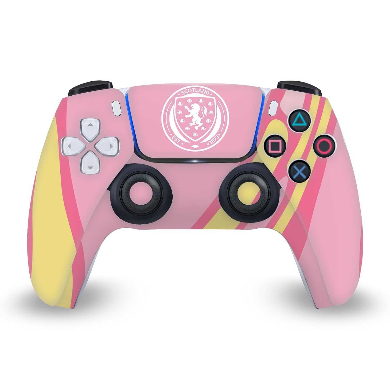 Head Case Designs Officially Licensed Scotland National Football Team Away 2025 Women's Kit Vinyl Faceplate Sticker Gaming Skin Decal Cover Compatible With Sony PlayStation 5 PS5 DualSense Controller