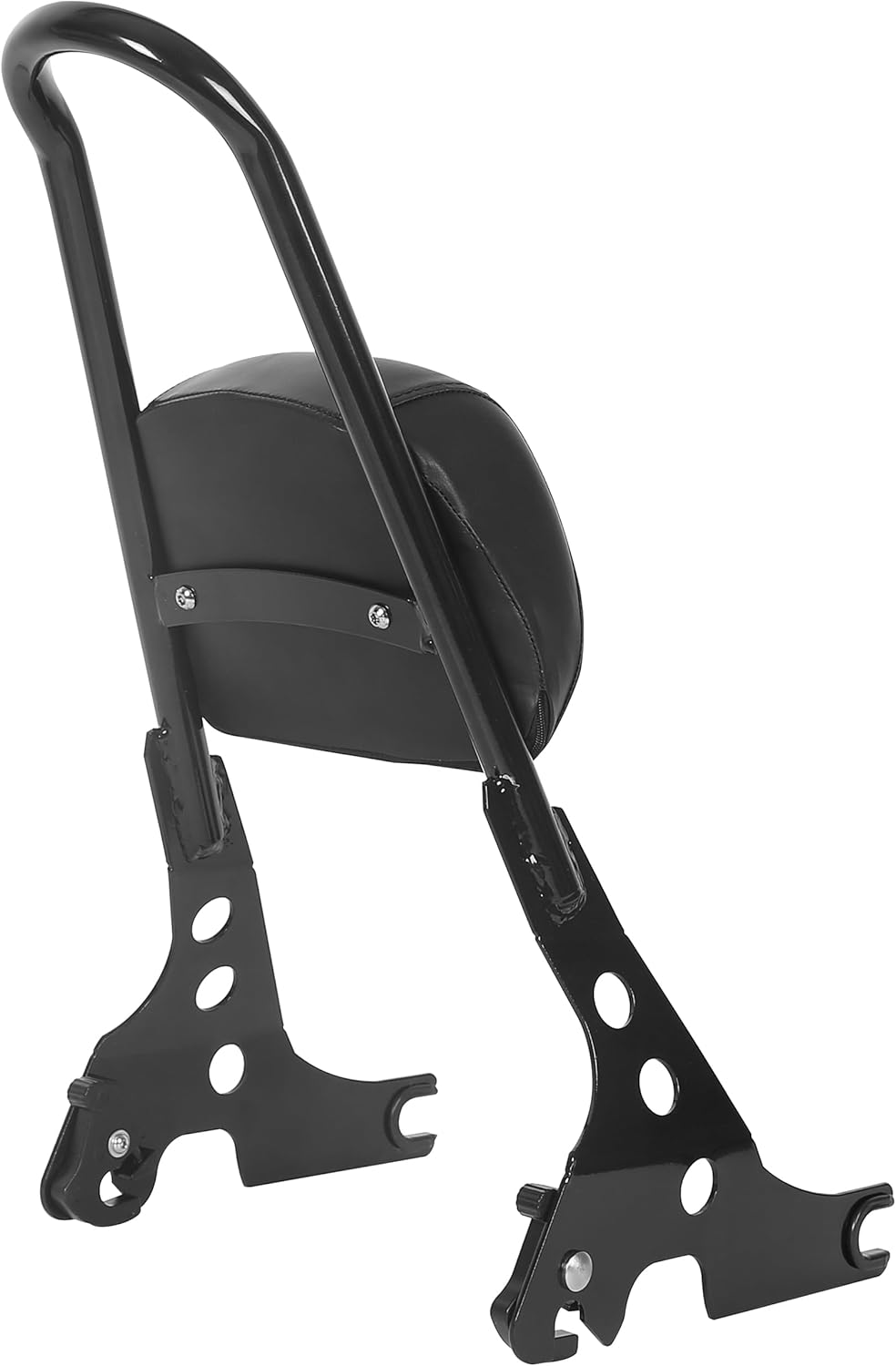 Passenger Backrest Pad Sissy Bar Cushion Fit for 2004&up Harley Sportster XL XLH 883 1200 Black Detachable