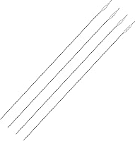 Vista 17 de The Beadsmith Basic Elements - Agujas plegables de 2.5 pulgadas de largo, alambre trenzado flexible, ojo grande, fácil de enhebrar, 4 agujas medianas