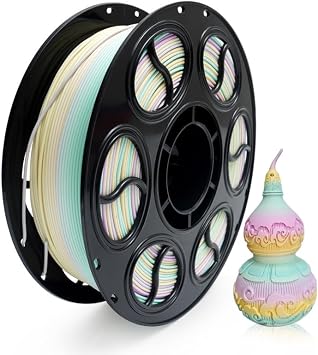 PLA 3D Printer Filament 1.75mm 1KG, Enhanced Toughness, High Precision, Low Warping, 1.75mm, Accuracy +/- 0.02mm, 1kg Spool2.2lbs Fit Most FDM 3D Printers-Set Matte Dopamine